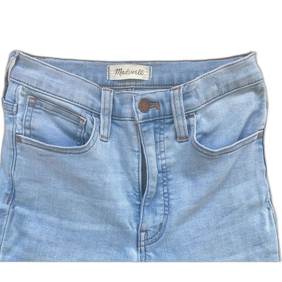 Madewell Women's 11" High Rise Roadtripper Supersoft Skinny Jeans Light Wash 24P - Picture 5 of 7